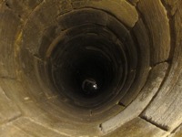 Well in houses below city hall